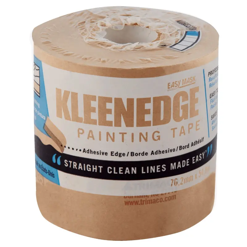 Kleenedge Easy Mask Painting Tape – 3 In × 180 Ft Low-Tack, Clean-Removal Roll 1