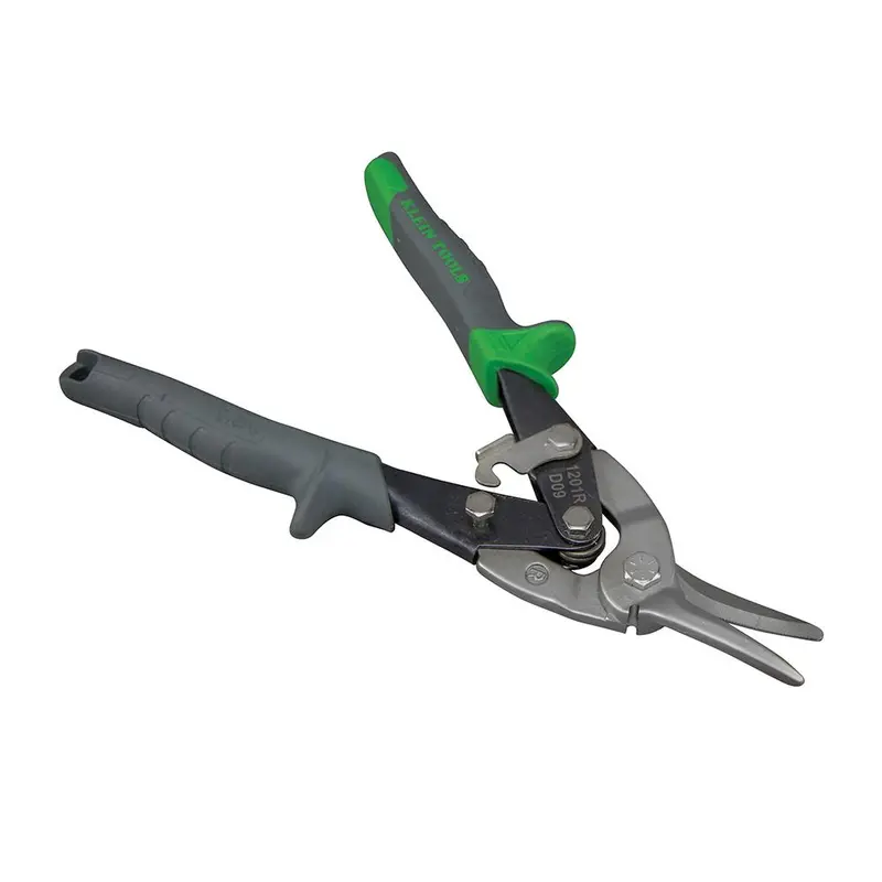 Klein Tools 1201R Right-Hand Aviation Snips With Integrated Wire Cutter 1