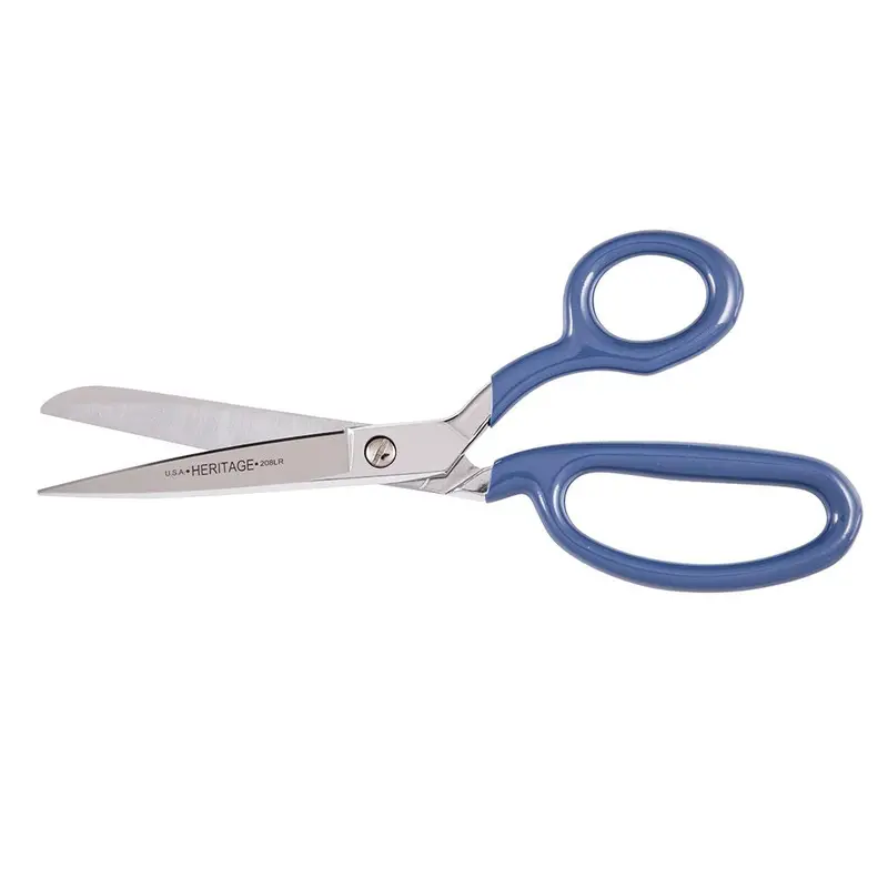 Klein Tools 208Lr-Blu-P 8-Inch Bent Trimmer With Large Ring And Blue-Coated Blades 1