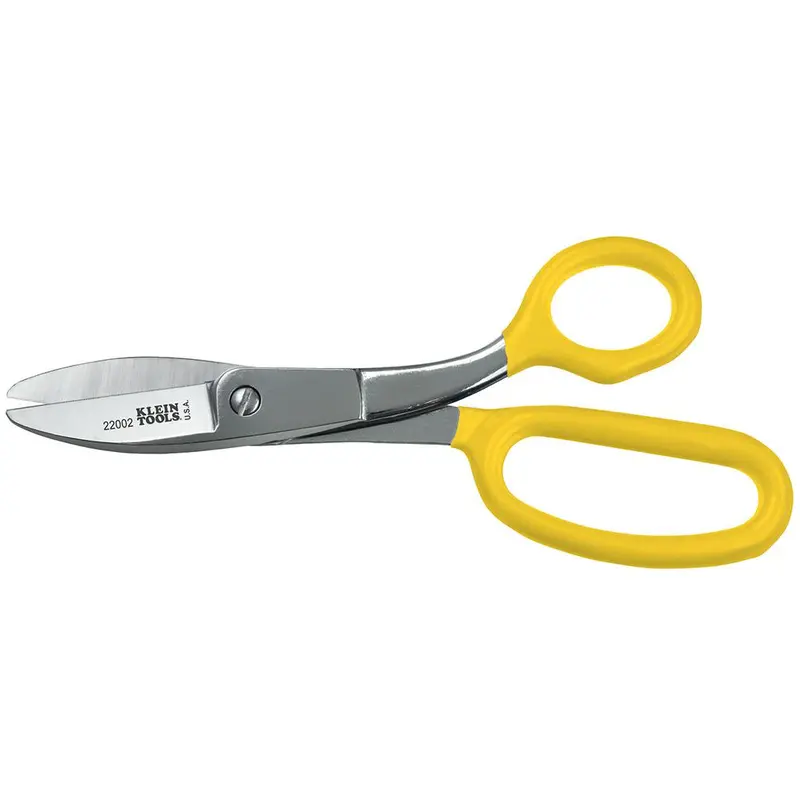 Klein Tools 22002 Broad-Blade Shears – Heavy-Duty Cutting For Sheet Metal & Cable 1