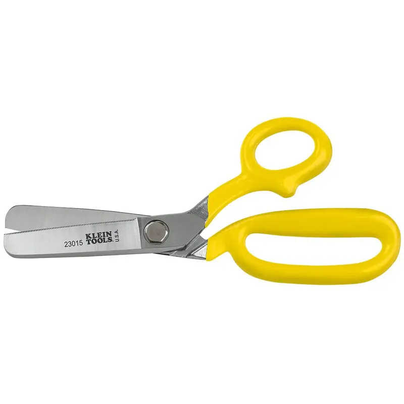 Klein Tools 23015 Single-Serrated Blade Blunt-Tip Shears For Precision Cutting 1