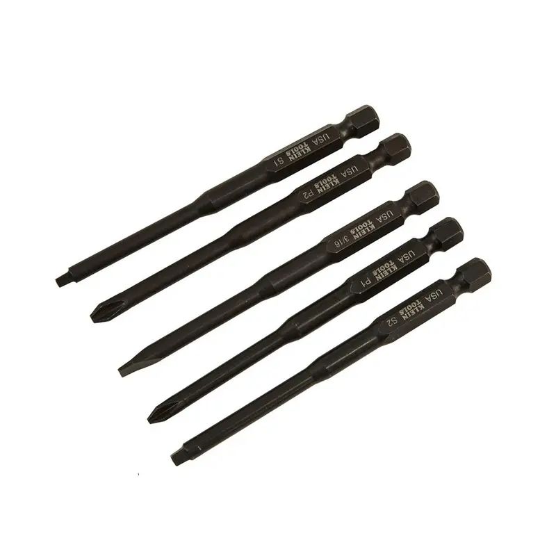 Klein Tools 32234 Power Driver Bit Kit, Assorted Types, 3.5-Inch Length 1