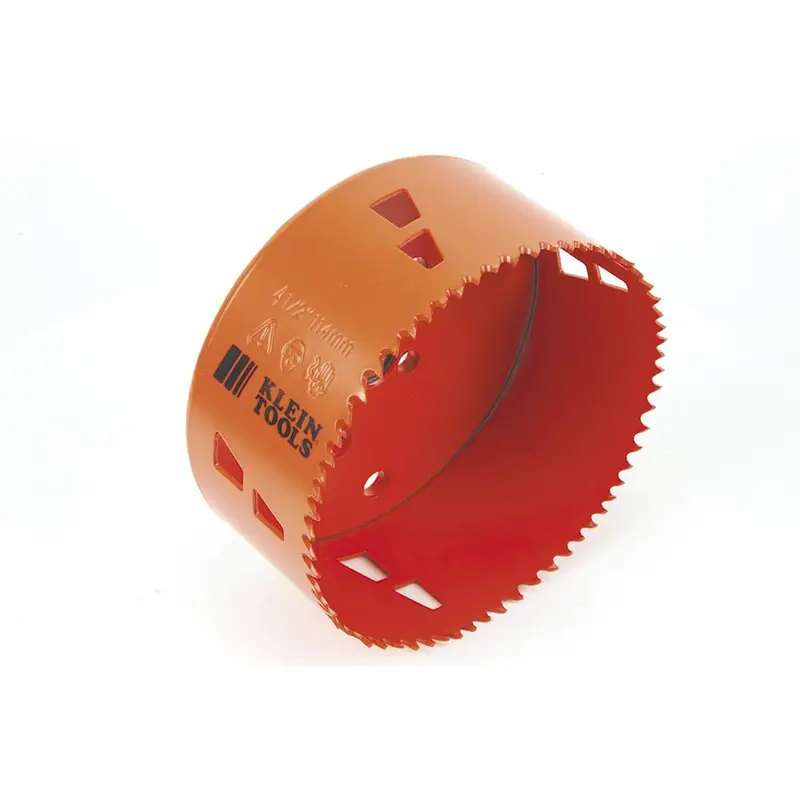 Klein Tools 4-1/2" Bi-Metal Hole Saw – Fast-Cutting & Durable 1
