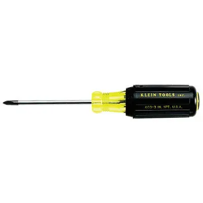Klein Tools 603-3 Compact #1 Phillips Screwdriver 1