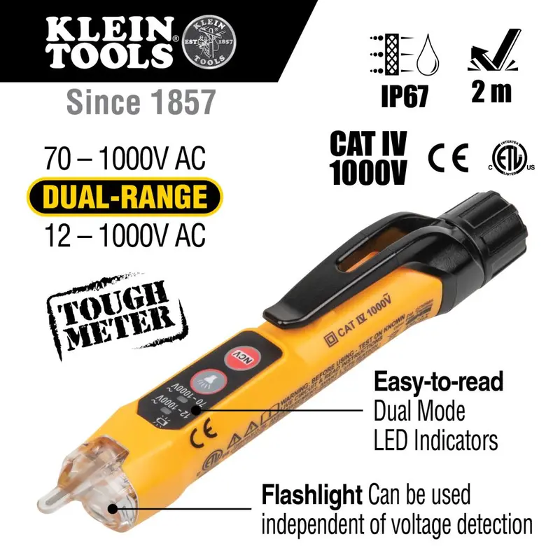 Klein Tools 69355 Professional-Grade Electrical Test Kit 1