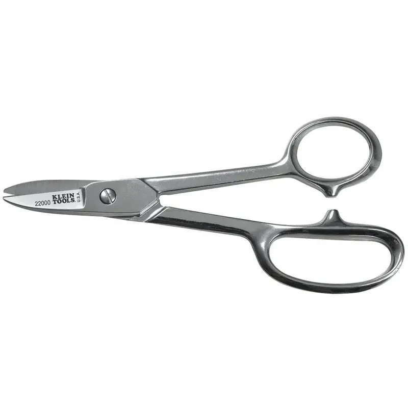 Klein Tools 8-Inch High-Leverage Electrician’S Scissors And Snips 1