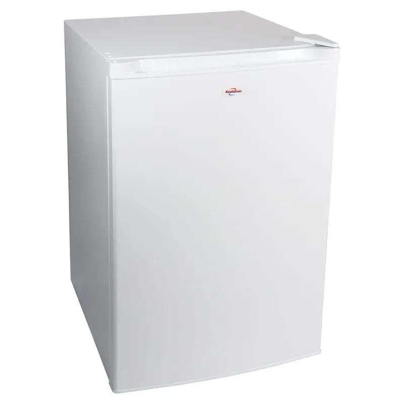 Koolatron 3.1 Cu. Ft. Compact White Upright Freezer – Flat-Back, Manual Defrost 1