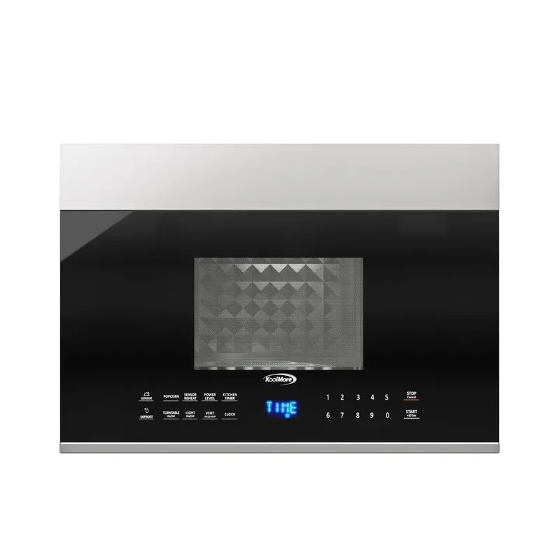 Koolmore 24" 1.3 Cu. Ft. Stainless Steel Over-The-Range Microwave With 300 Cfm Vent & 1000W Power 1