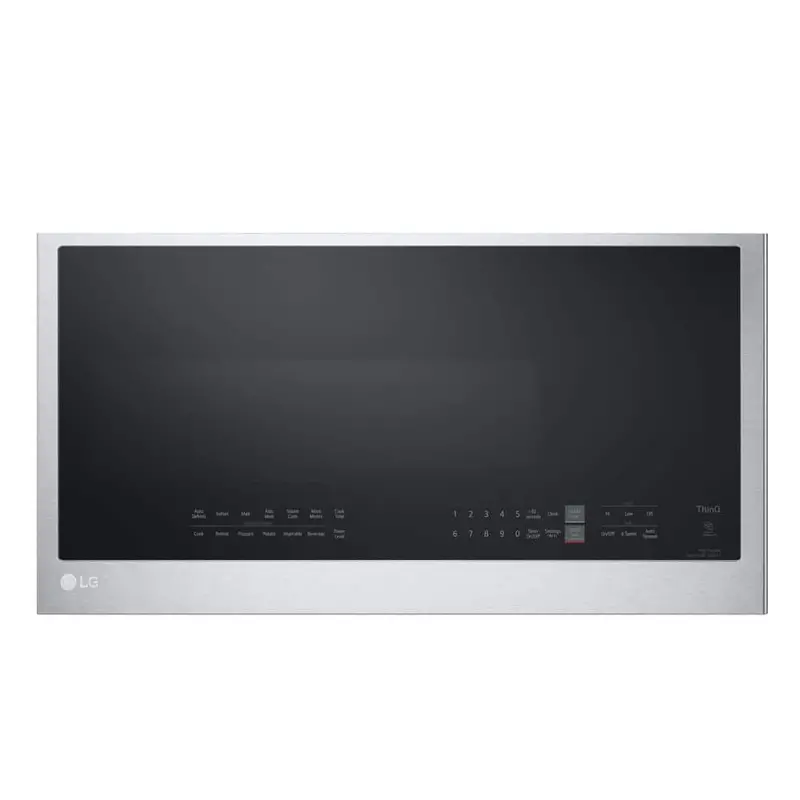 Lg 2 Cu. Ft. Smart Over-The-Range Microwave – Printproof Stainless, Easyclean & 1050W 1