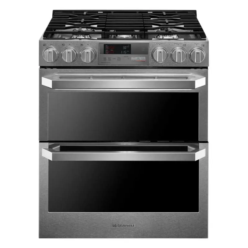 Lg Signature Smart Slide-In Dual-Fuel Range – 7.3 Cu. Ft., Probake Convection, Wi-Fi Enabled, Stainless Steel 1