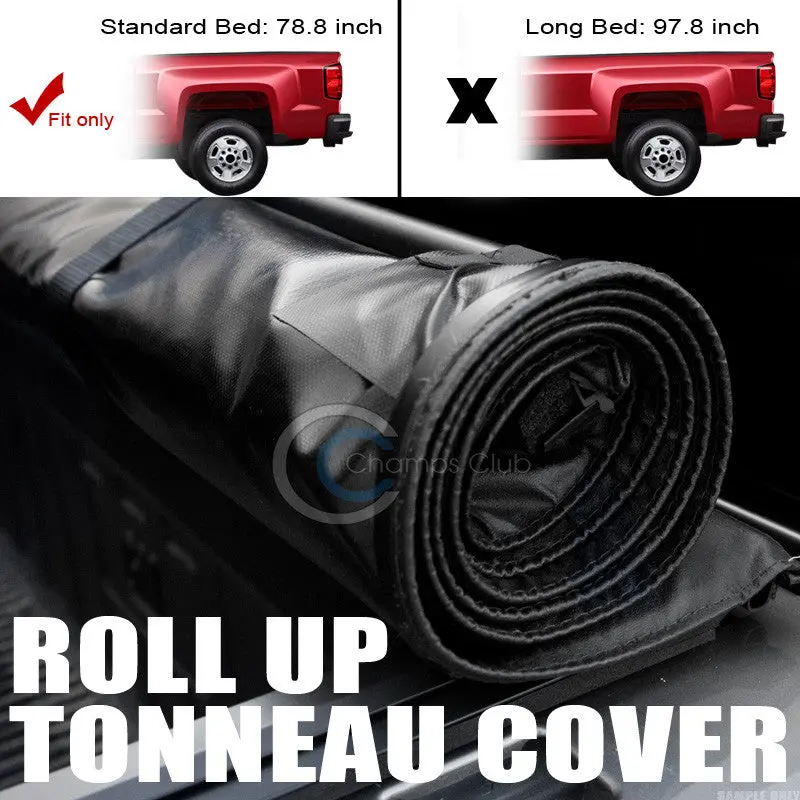 Lo-Roll Soft Retractable Tonneau Cover For 2007–2014 Chevrolet Silverado & Gmc Sierra (6.5 Ft New Body Style Bed) 1