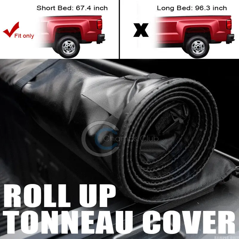 Lo-Roll Soft Retractable Tonneau Cover For 2009–2016 Dodge Ram 1500/2500/3500 (5.7 Ft / 68.4 In Short Bed) 1