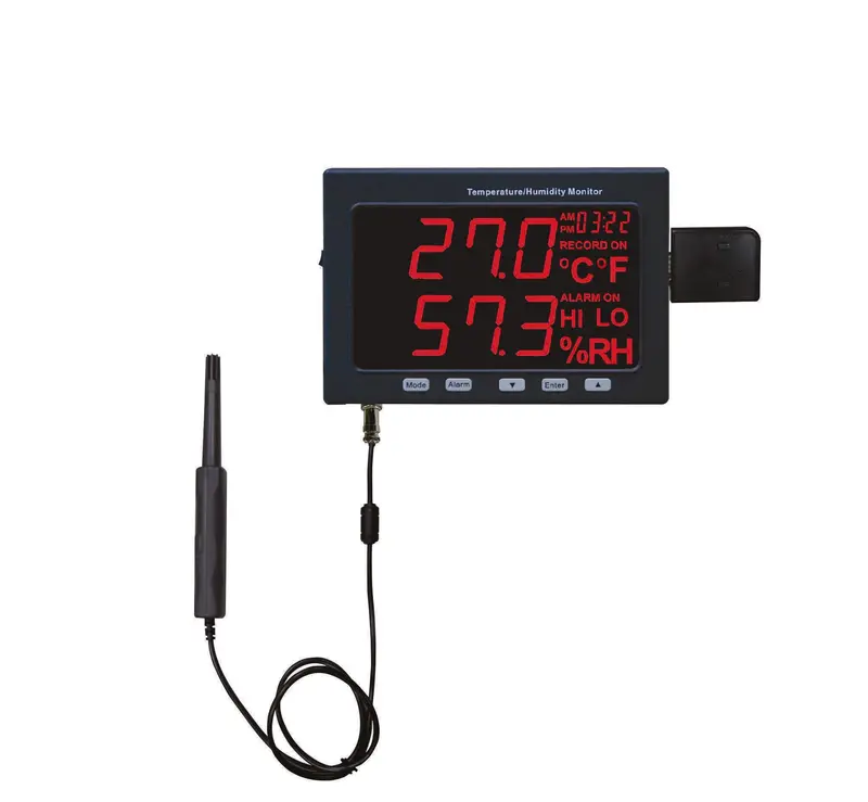 Lrth185Dl1 Remote-Probe Temperature & Humidity Data Logger With Jumbo Led Display 1