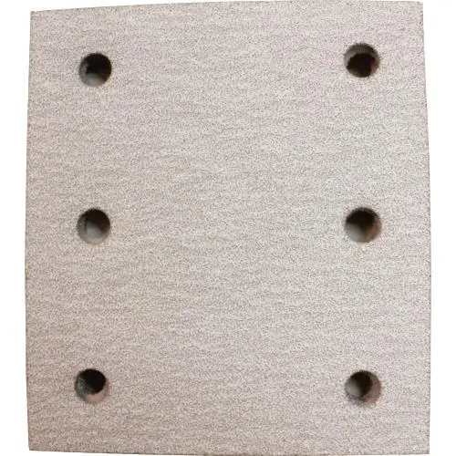 Makita 742529-7 Hook & Loop Abrasive Paper – 4" X 4-1/2", 60 Grit, Fast-Cut Finishing, 5-Pack 1