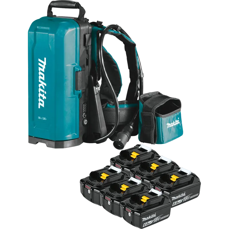 Makita Pdc01G6 Connectx Portable Backpack Power Supply – Supports Lxt, Lxt X2 & Xgt Batteries (6-Bay, 6.0Ah) 1