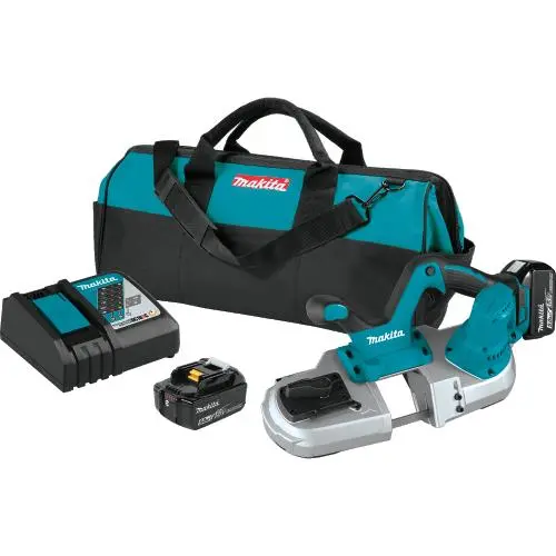 Makita Xbp03T 18V Compact Cordless Band Saw Kit – 5.0Ah Battery Included 1