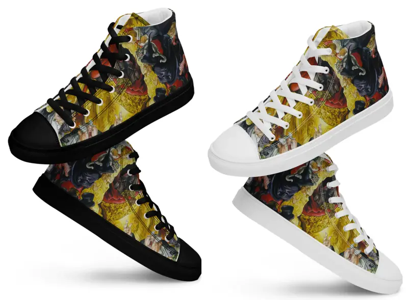 Maskerade Men'S Canvas High-Top Sneakers 1