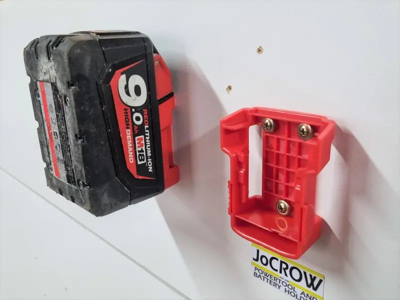 Milwaukee 18V Battery Holder For Secure Tool Storage 1
