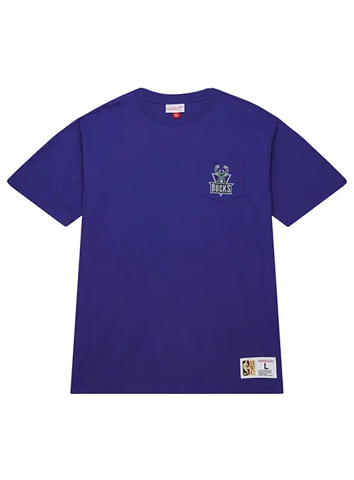 Mitchell & Ness Hwc ’93 Premium Pocket Tee – Milwaukee Bucks 1