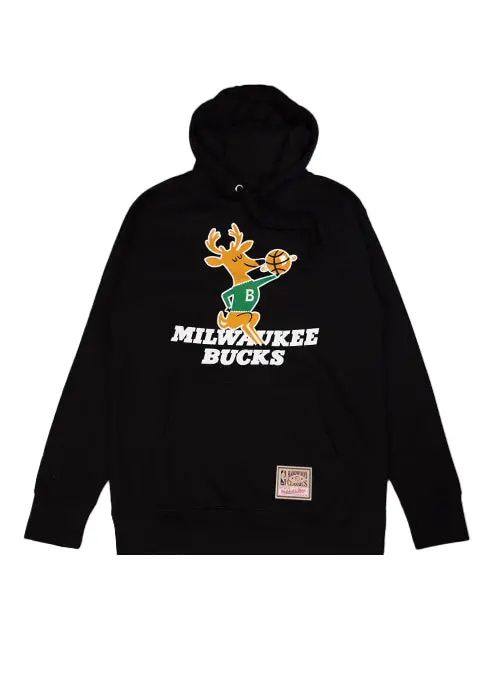 Mitchell & Ness Milwaukee Bucks Hwc Reload 1 Hooded Sweatshirt 1