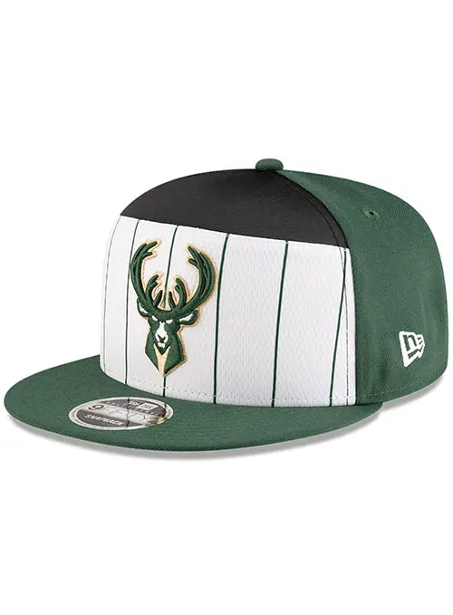 New Era 9Fifty Tip Off 2025 Snapback – Milwaukee Bucks Seasonal Baseball-Style Hat 1