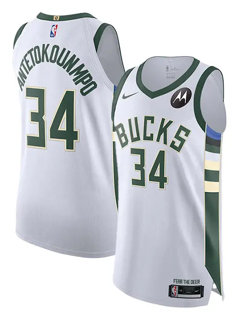 Nike 2022 Association Edition Authentic Giannis Antetokounmpo Jersey – Milwaukee Bucks 1