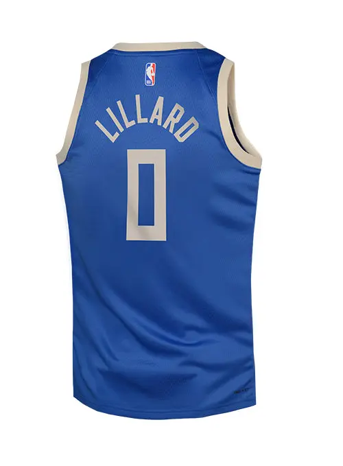 Nike 2024–25 City Edition Swingman Jersey – Damian Lillard, Milwaukee Bucks (Youth) 1