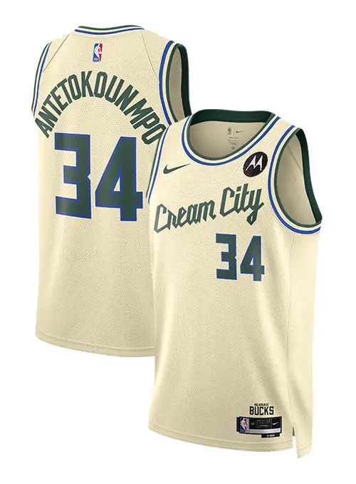 Nike 2025–26 City Edition Giannis Antetokounmpo Swingman Jersey – Next-Gen Milwaukee Bucks Replica 1