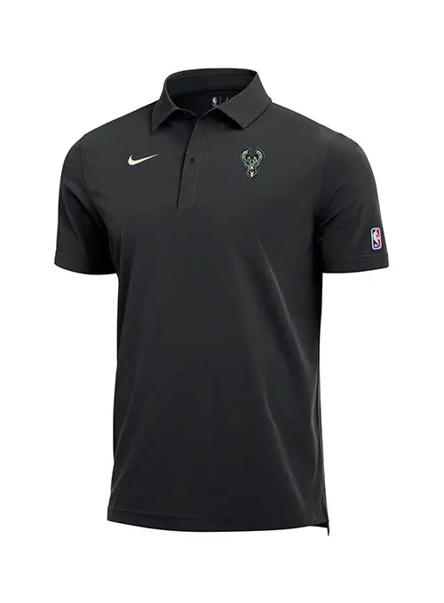 Nike 2025–26 Coach-Style Polo – Milwaukee Bucks 1
