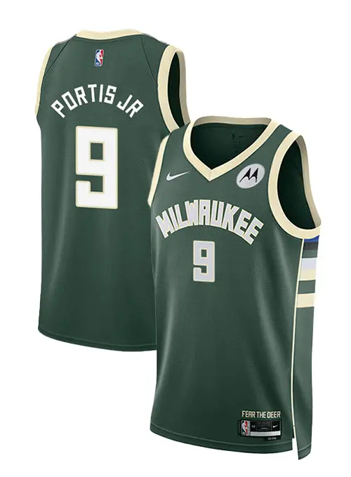 Nike Milwaukee Bucks 2022 Icon Edition Swingman Jersey – Bobby Portis Jr. 1
