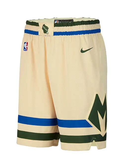 Nike Milwaukee Bucks 2025-26 City Edition Basketball Shorts 1