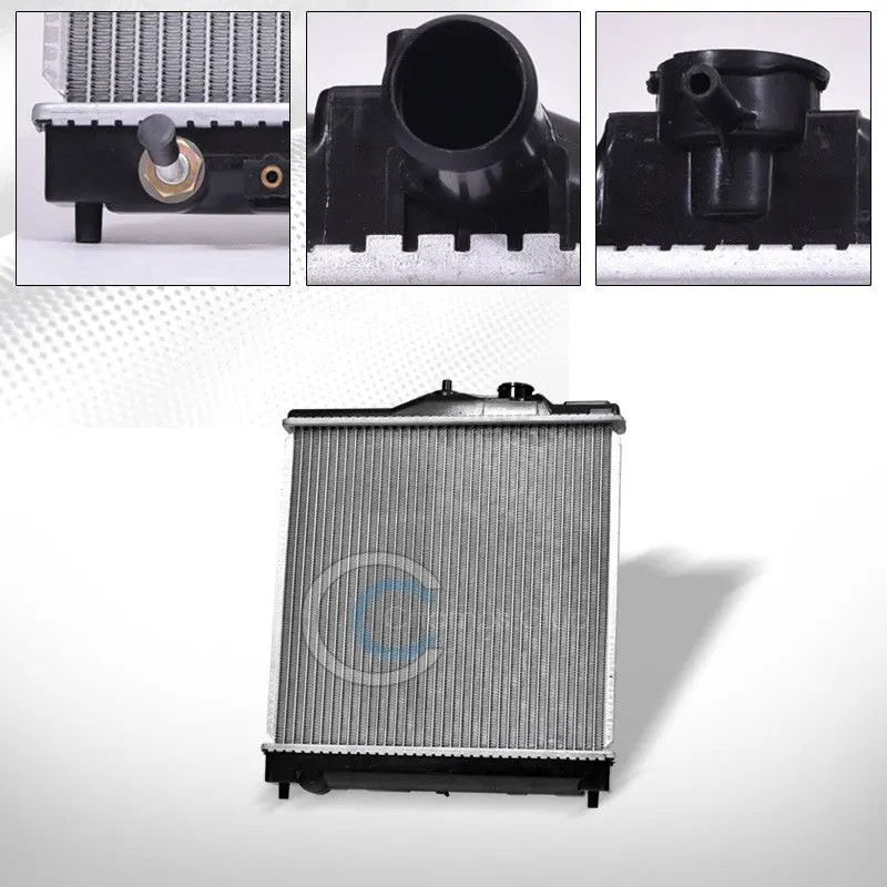 Oem-Compatible Aluminum Radiator For 1992–2000 Honda Civic, 1993–1997 Del Sol & 1997–2000 Acura El (1.5L/1.6L L4) 1