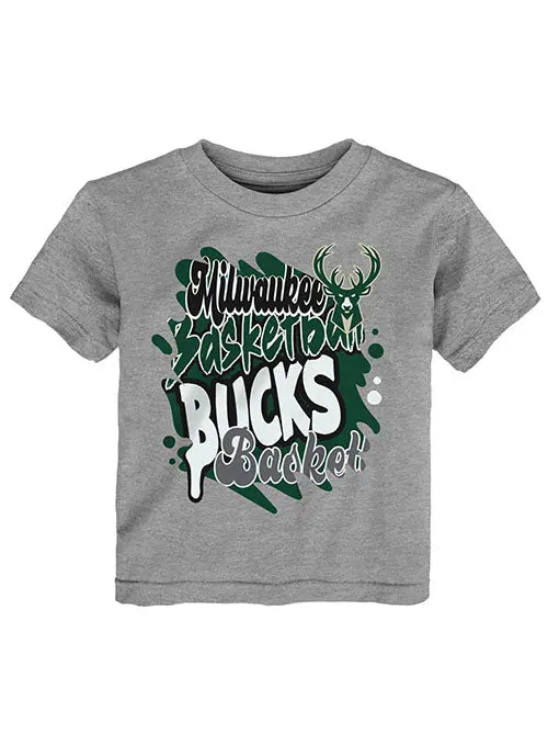 Outerstuff Toddler Team Splash Milwaukee Bucks T-Shirt 1