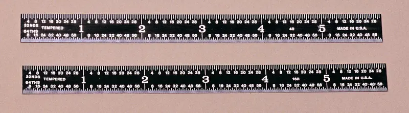 Pec Tools 401-024Ez 24" 4-Rivet Flexible Black Chrome Tape Measure 1