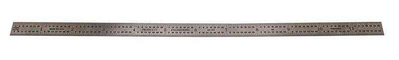 Pec Tools 402-012Ss 12-Inch 4R Flexible Stainless Steel Rule 1