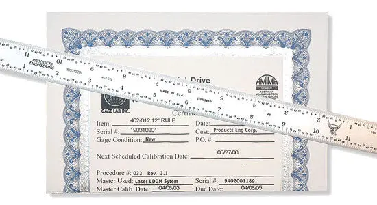 Pec Tools 501-018Ct 18-Inch 5-Retraction Flexible Certified Tape Rule 1