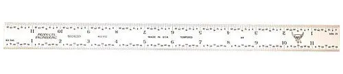 Pec Tools 502-006Ct 6" Nist-Traceable Certified Rigid Black Chrome Rule 1