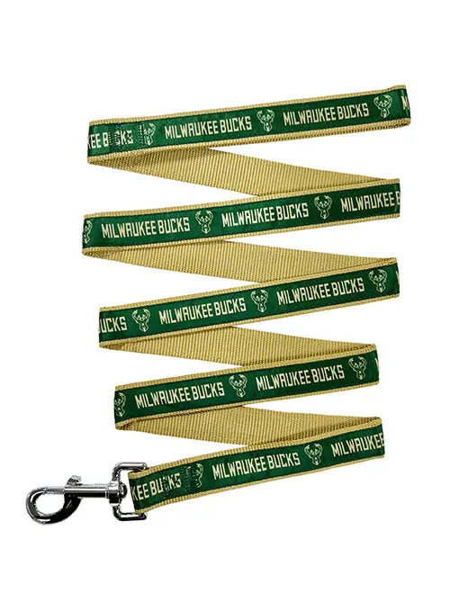 Pets First Satin Milwaukee Bucks Dog Leash For Pets 1