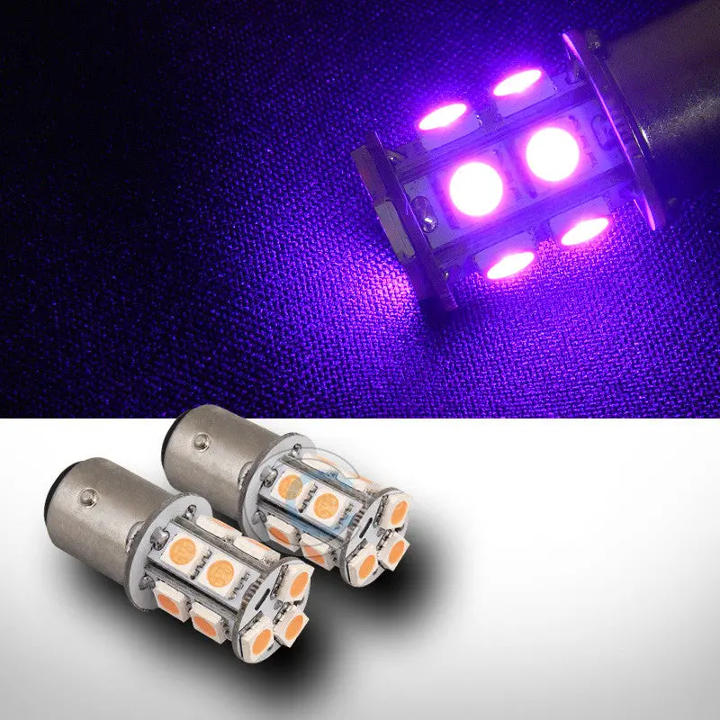 Pink 1157/Bay15D Led Side Marker Bulbs – 2-Pack, 13-Smd, Front Installation (Models 1016 & 1034) 1