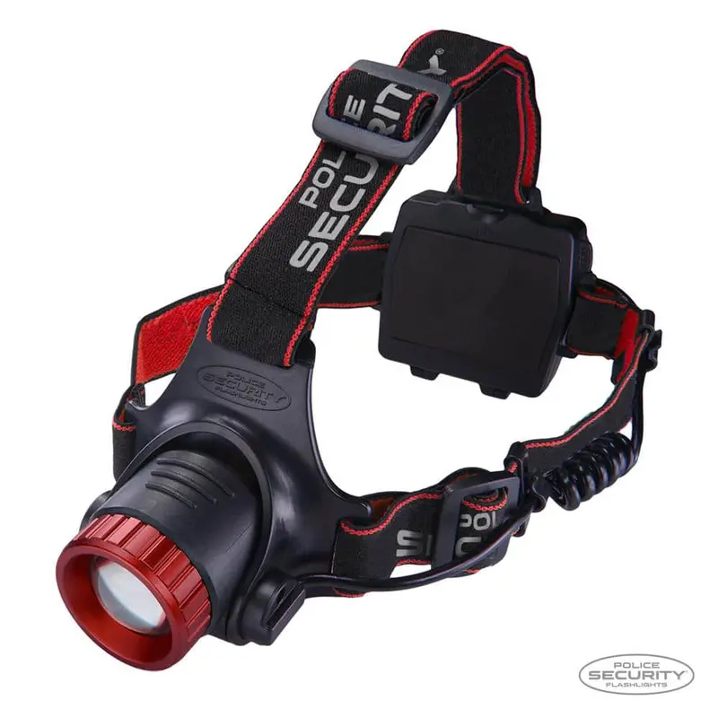 Police Security Lookout Headlamp – 1000 Lumens, Focusing Pivot, 3-Hour High-Mode Runtime 1