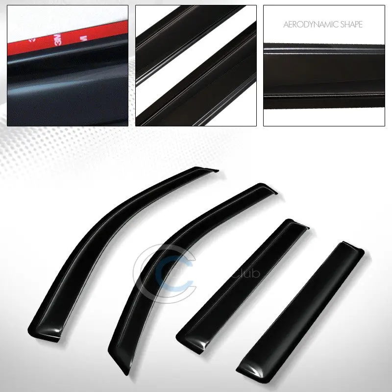 Premium Smoke Vent Visors For 2015–2017 Gmc Yukon Denali, Chevrolet Tahoe & Cadillac Escalade 1