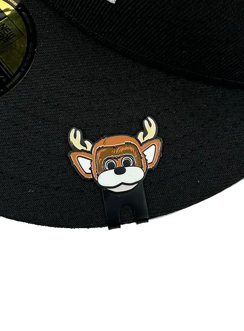 Pro Specialties Group Bango Mascot Clip – Milwaukee Bucks Hat Decor 1