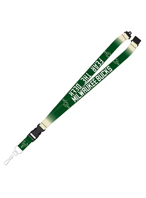 Pro Specialties Group Fear The Deer Lanyard For Milwaukee Bucks Fans 1