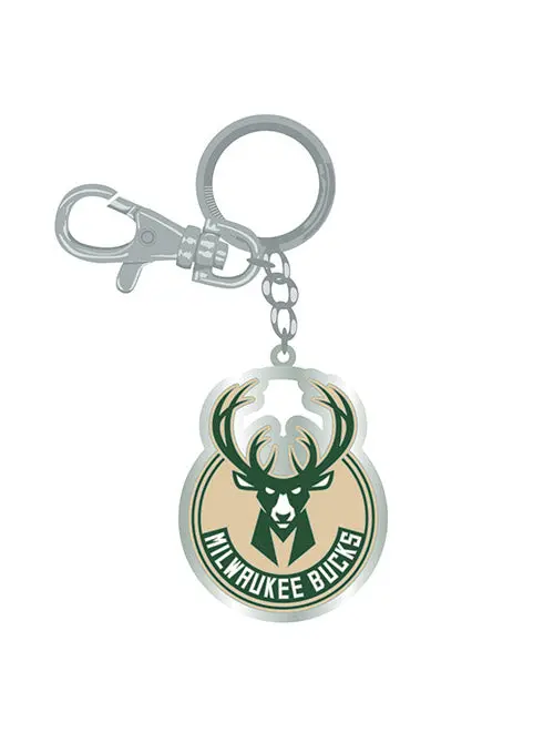 Pro Specialties Group Zamac Global Milwaukee Bucks Keychain 1