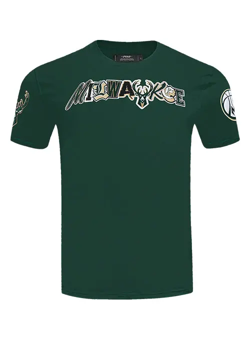 Pro Standard Ransom Milwaukee Bucks Classic Fit T-Shirt 1