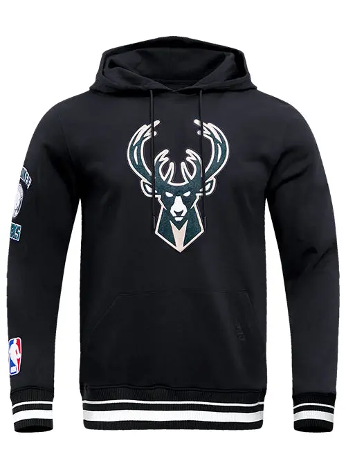 Pro Standard Retro Classic Hooded Sweatshirt – Vintage-Inspired Milwaukee Bucks Style 1