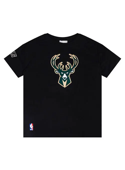 Pro Standard Retro Classic T-Shirt – Youth Milwaukee Bucks Vintage-Style Top 1