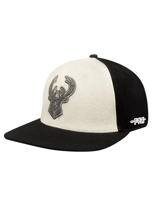 Pro Standard Reverse Terry Milwaukee Bucks Adjustable Baseball Cap 1
