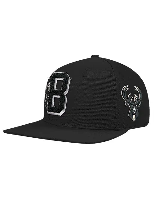 Pro Standard Wool Snapback Hat – Milwaukee Bucks Team Logo 1