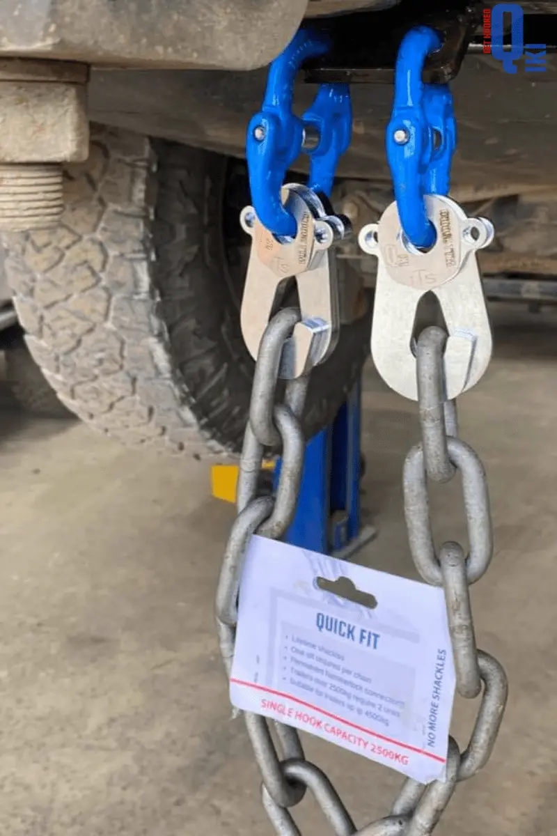 Qiki D-Shackle Replacement – Heavy-Duty Galvanized Connector 1